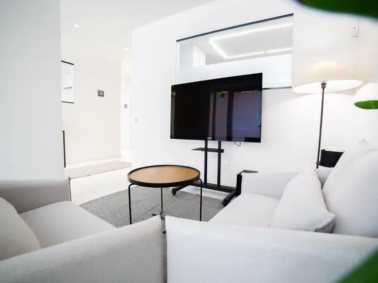 Sala de espera de la clínica